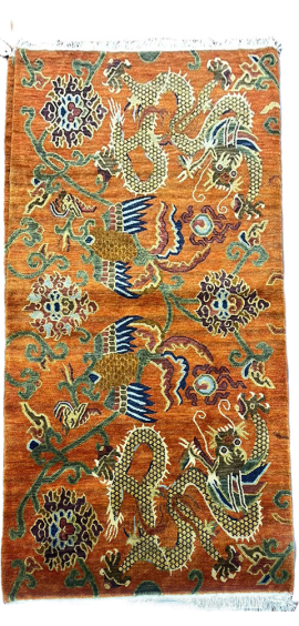 Tibetan Mythic Garden Wool Rug