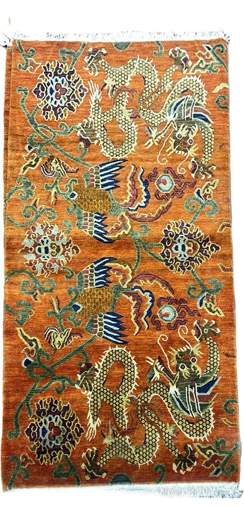 Tibetan Mythic Garden Wool Rug