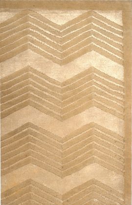 Monroe Chevron Luxury Wool and Silk Rug