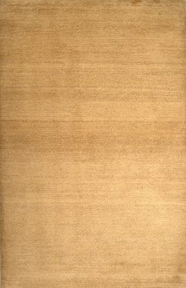 Plain Walnut colour hand-Knotted Rug